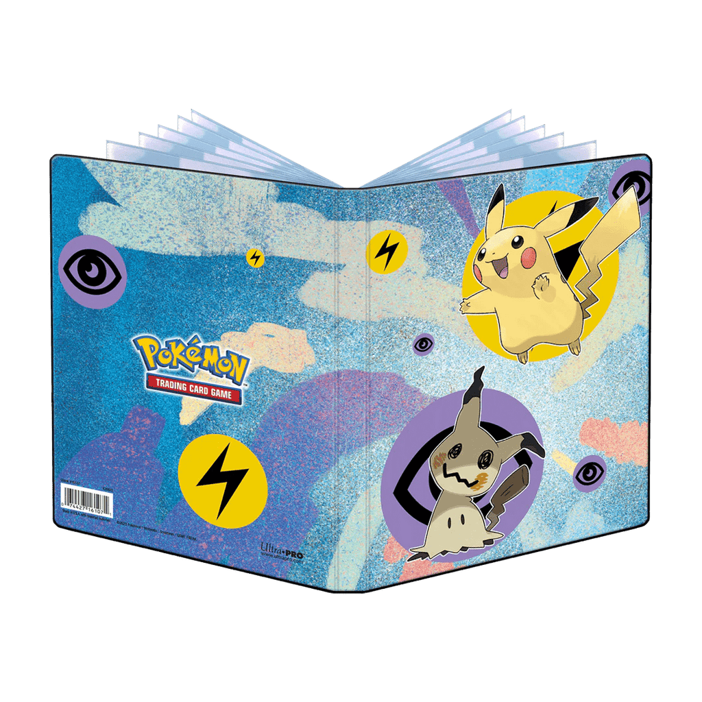 Album Ultra Pro 4 Tasche Pokémon Pikachu e Mimikyu