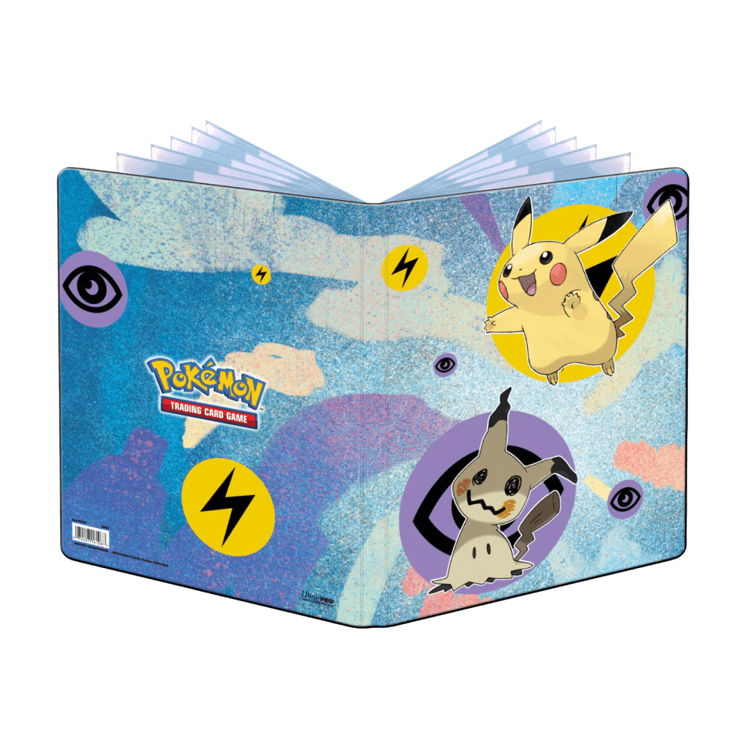 Album Ultra Pro 9 Tasche Pokemon Pikachu e Mimikyu