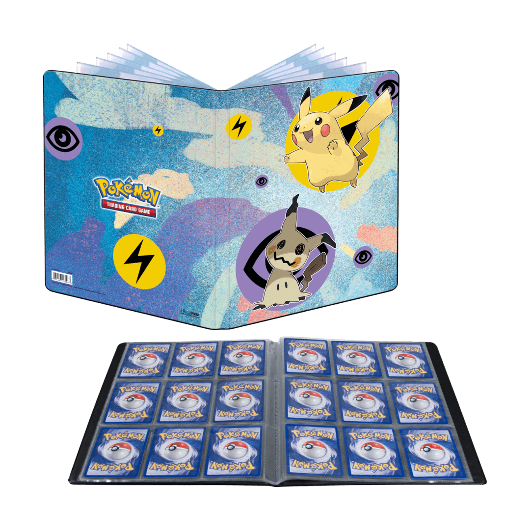 Album Ultra Pro 9 Tasche Pokemon Pikachu e Mimikyu