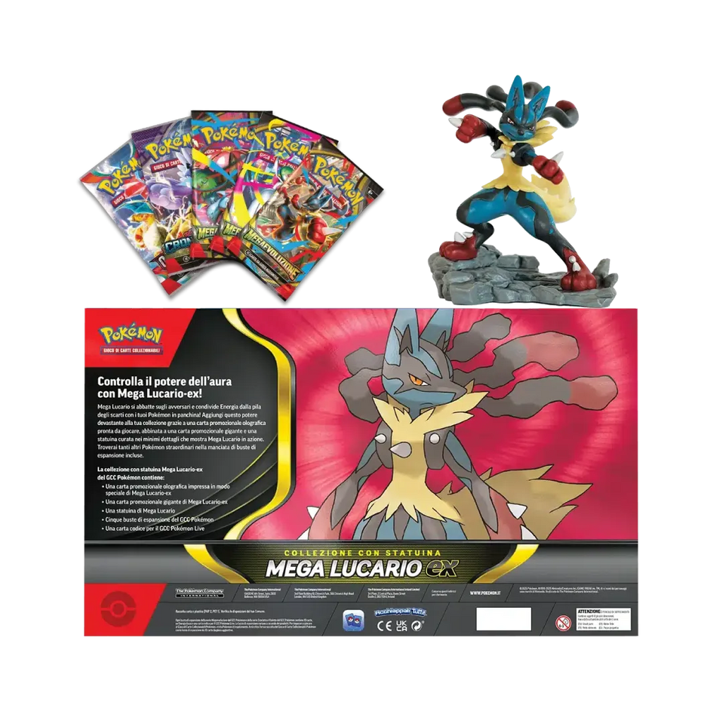 Collezione con Statuina Mega Lucario-ex (ITA)