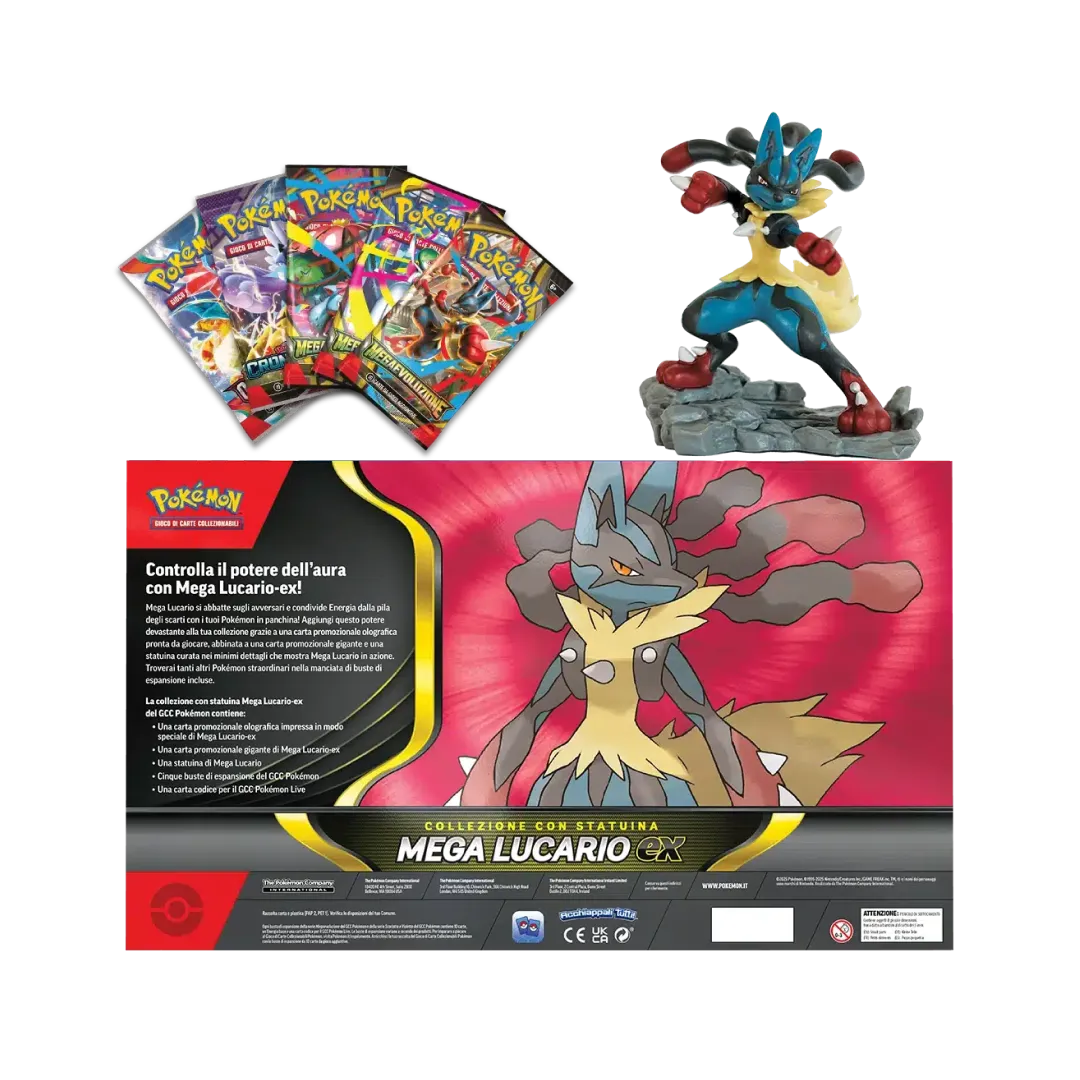 Collezione con Statuina Mega Lucario-ex (ITA)