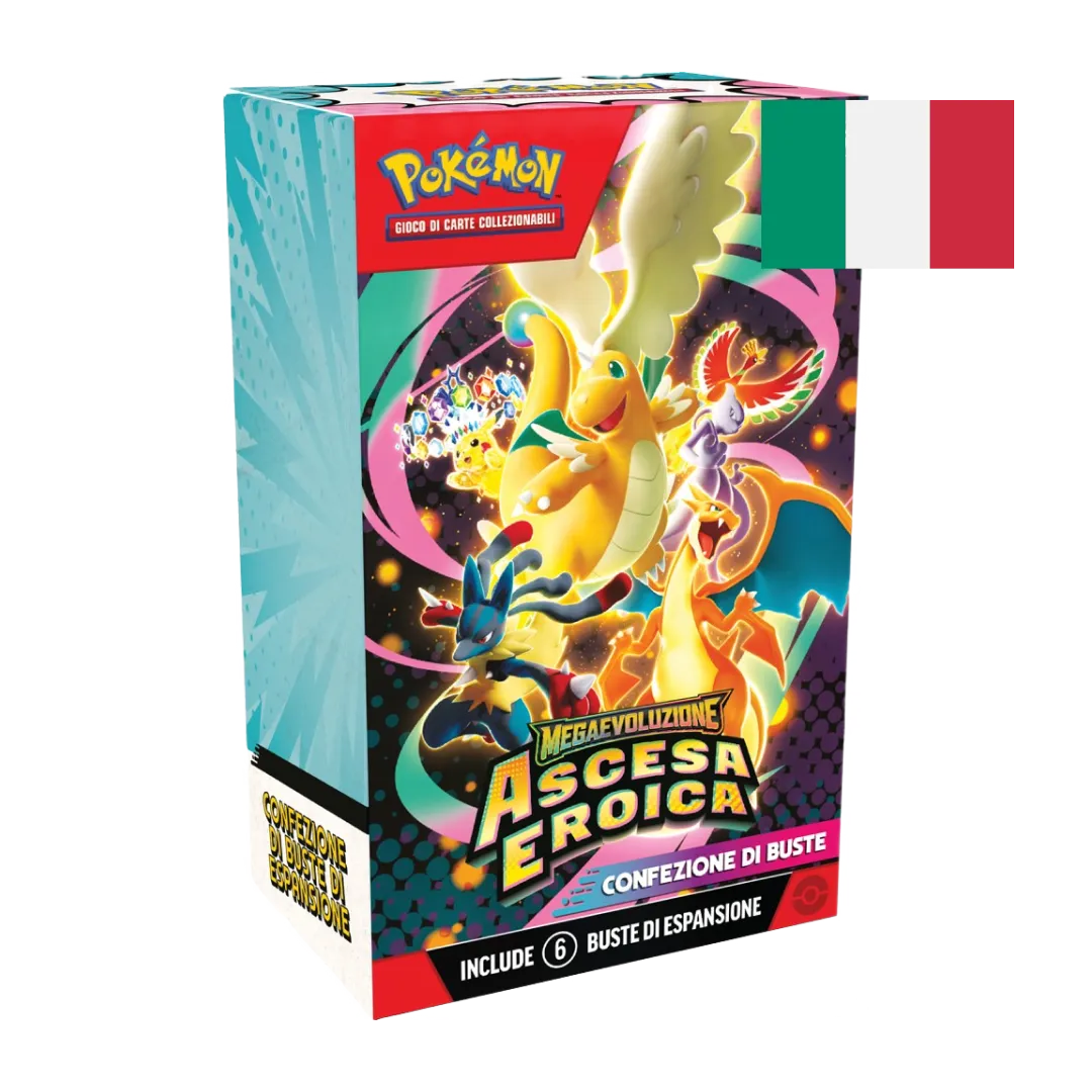 Megaevoluzione: Ascesa Eroica - Bundle da 6 Buste (IT)