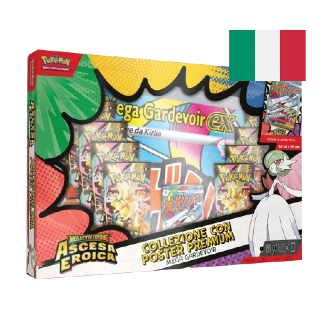 Megaevoluzione: Ascesa Eroica - Collezione con Poster Premium di Mega Gardevoir-ex (IT)