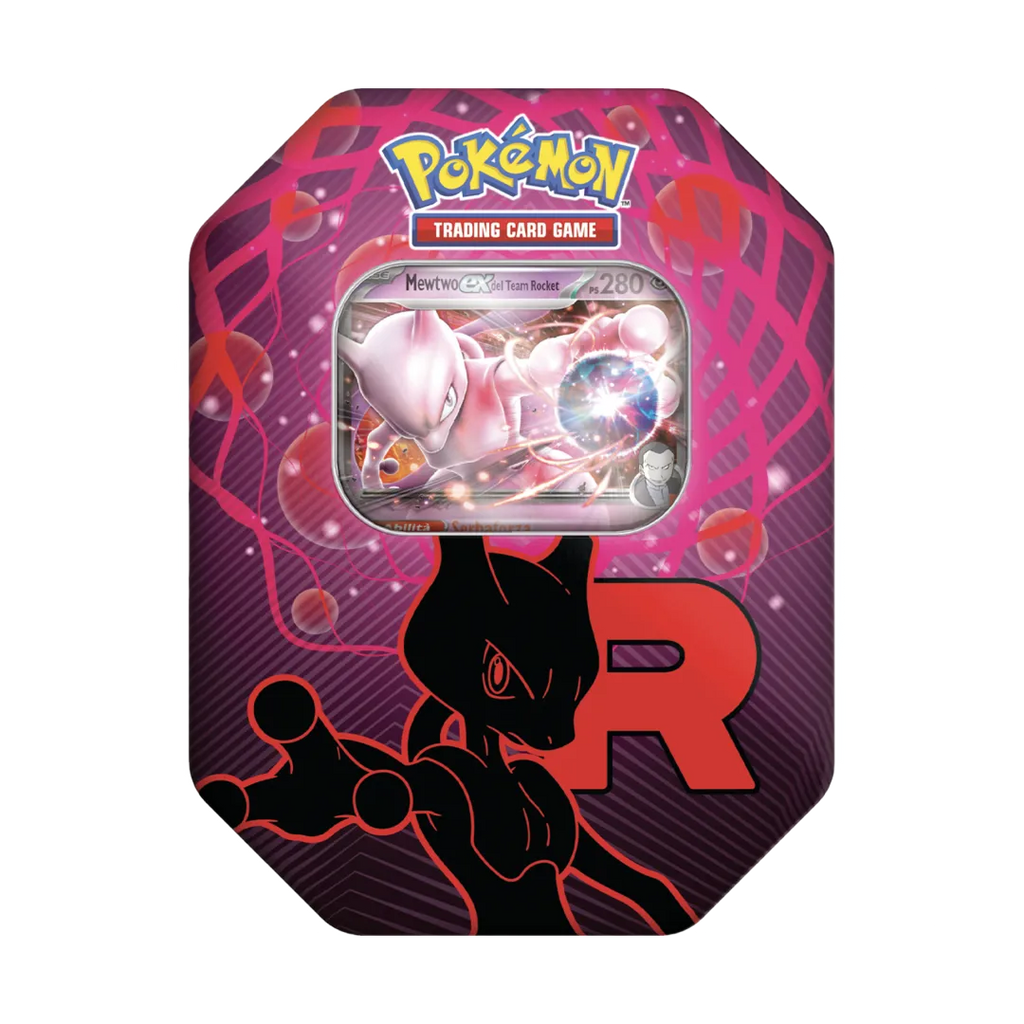 Mewtwo-ex - Tin da Collezione Team Rocket (ITA)