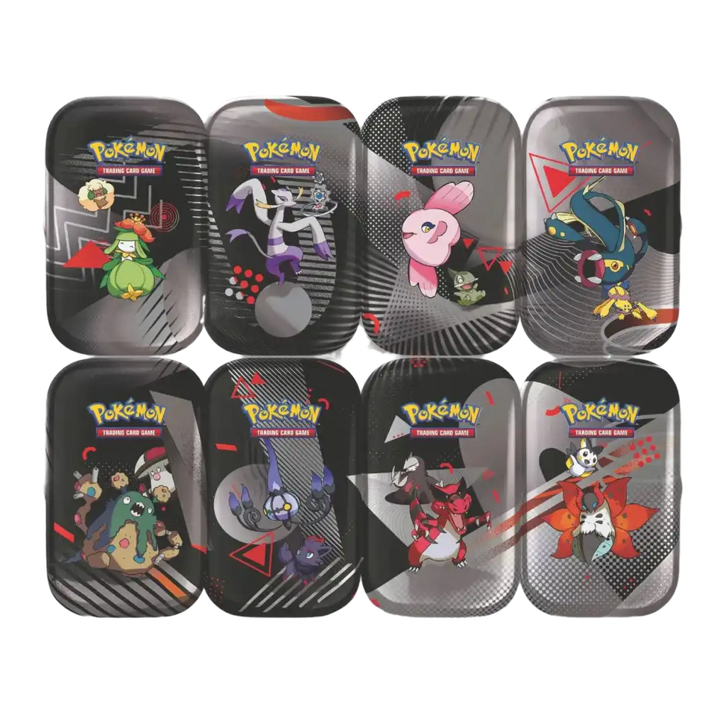 Luce Nera & Bianco Fuoco - Mini Tin Unima - Set da 8 Artwork (IT)