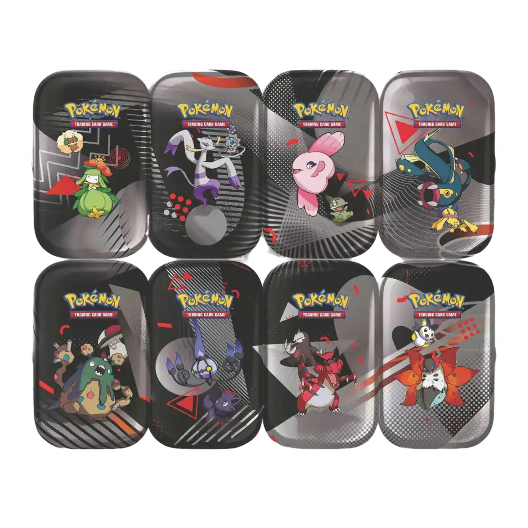 Luce Nera & Bianco Fuoco - Mini Tin Unima - Set da 8 Artwork (IT)