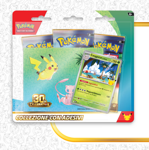 30° Anniversario - Collezione Adesivi Exeggutor di Alola (ITA)