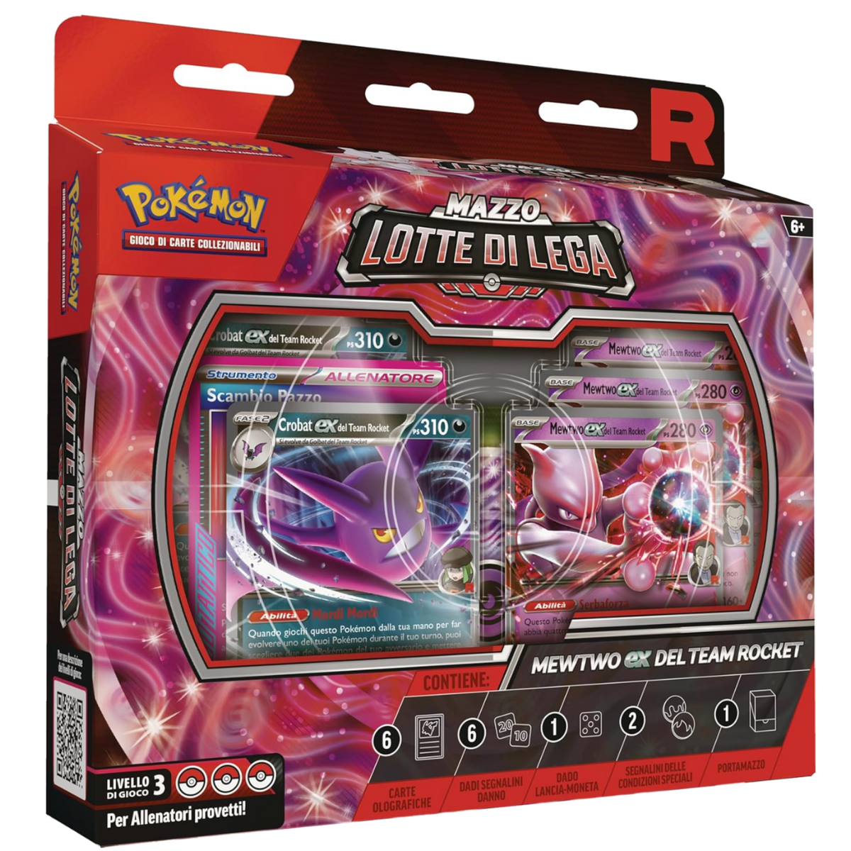 Scarlatto & Violetto: Rivali Predestinati - Mazzo Lotte di Lega Mewtwo-ex del Team Rocket (ITA)