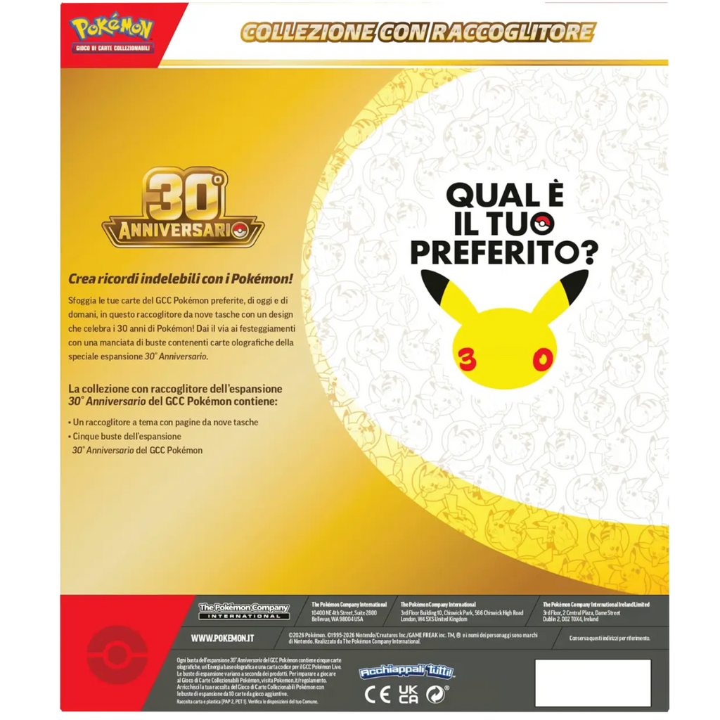 30° Anniversario - Raccoglitore 9 Tasche (ITA)