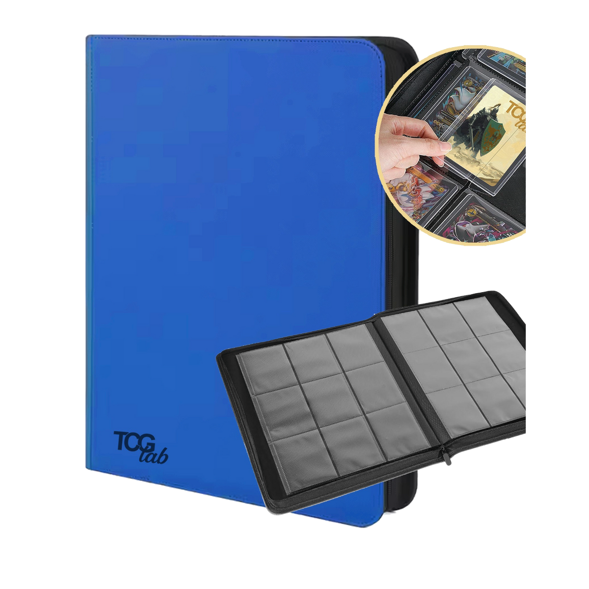 TcgLab | Raccoglitore Premium per Toploader 9 Tasche 252
