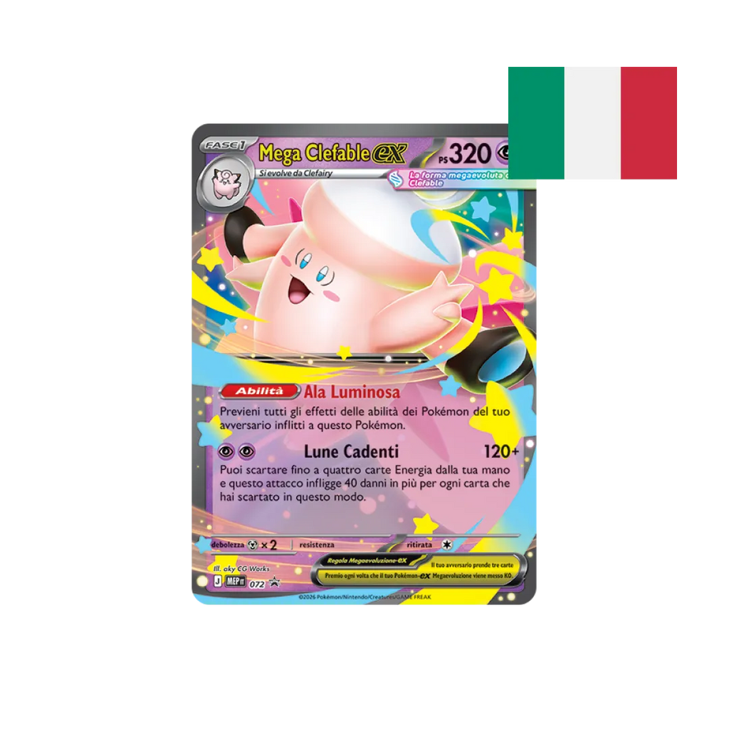 Tin da Collezione Mega Chiarodiluna: Mega Clefable-ex - Pokémon TCG (ITA)